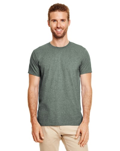 Gildan G640 Adult Softstyle T-Shirt Ringspun Cotton Crew Neck Plain T-Shirt - Picture 32 of 61