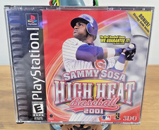 PS1 Sammy Sosa High Heat Baseball 2001 - CIB *Tested & Works*