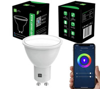 Led Wifi Leuchtmittel Rgb Cct Lampe Dimmbar Smart Birne GU10 Alexa Google 5,5W