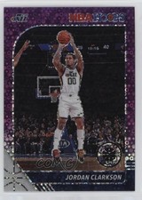 2019 Panini NBA Hoops Premium Stock Purple Disco Prizm Jordan Clarkson #33 07lj