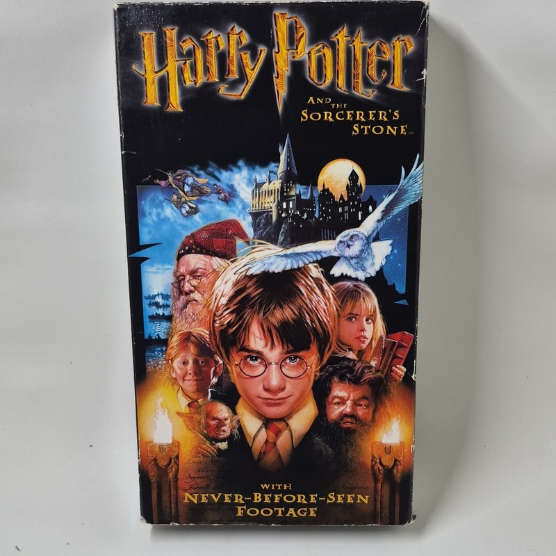 Warner Home Video Harry Potter and the Sorcerer's Stone VHS NTSC PG 2001