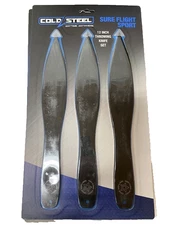Cold Steel Sure Flight Sport 12" Throwing Knife Set Lot of 3 Knives 80STK12Z-3PK