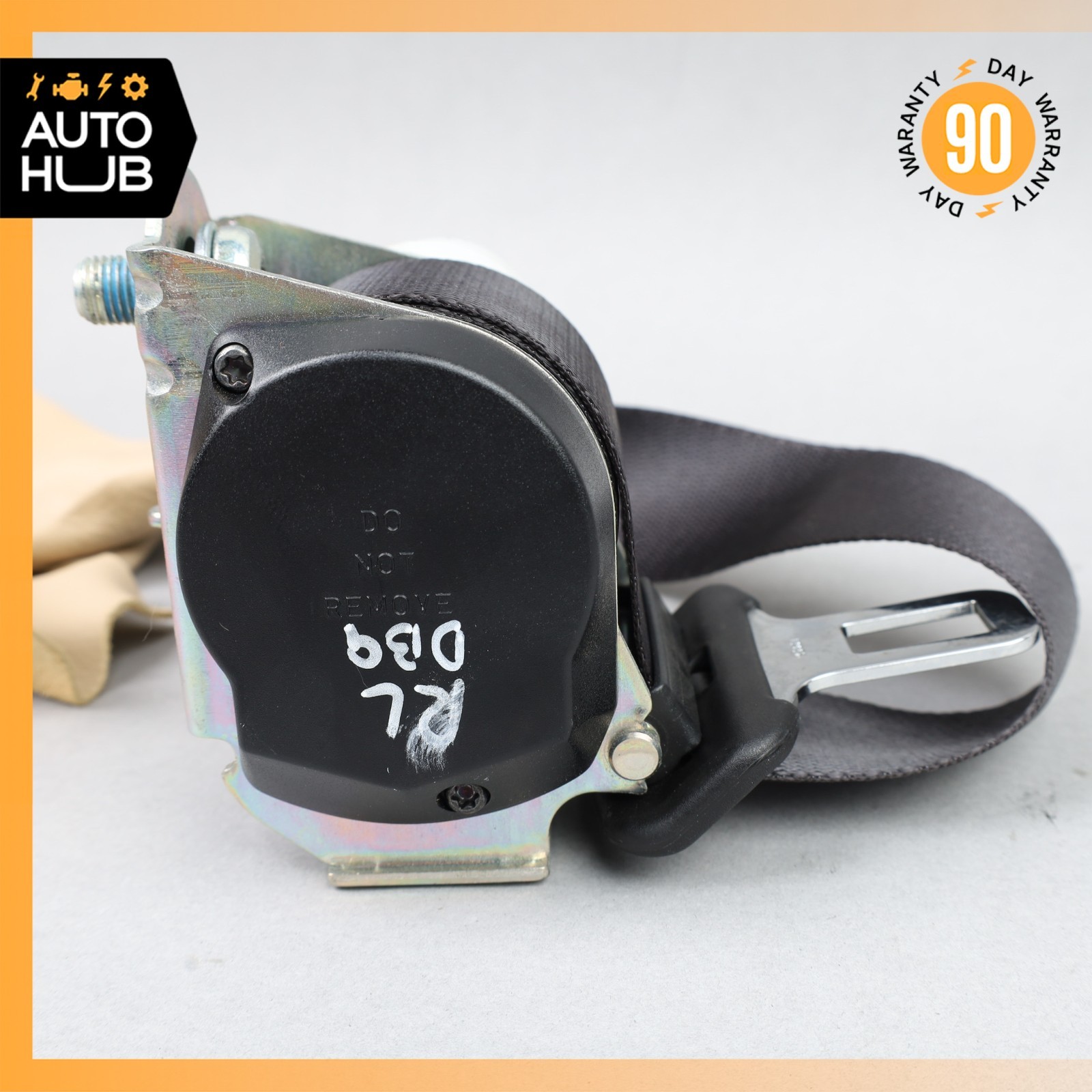 08-18 Aston Martin DB9 Vanquish Rear Side Seat Belt Beige 4G43611B68CFW OEM 22k