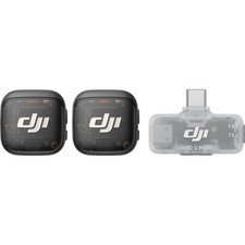 DJI Mic 3 2-Person Compact 2.4GHz Wireless Microphone System for Mobile Devices
