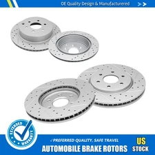 Front and Rear Brake Disc Rotors Kit For Nissan Pathfinder 2005 - 2010 2011 2012