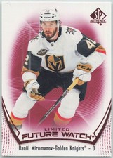 2021-22 SP Authentic Future Watch Daniil Miromanov #190 Vegas Golden Knights