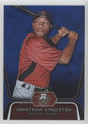 2012 Bowman Platinum Prospects Blue Refractor /199 Jon Singleton Jonathan 05ks