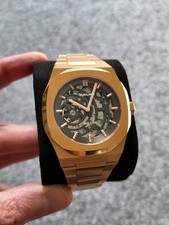 D1 Milano Rose Gold Automatic Skeleton Watch (D1-SKBJ03)