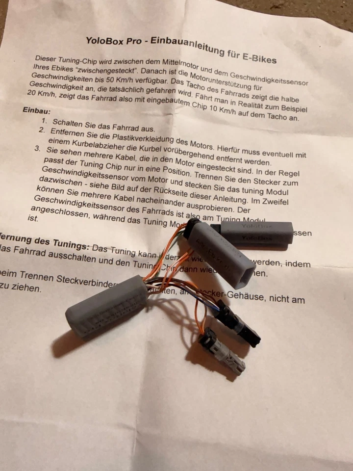 E-Bike Tuning Bosch Generation 1-4 Performance Line CX YoloBOX Pro!!! bis 50km/h - Bild 2 von 3