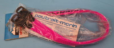 Pedalriemen Riemen Rennrad MTB Poutrait-Morin CHRISTOPHE Made in France pink NOS