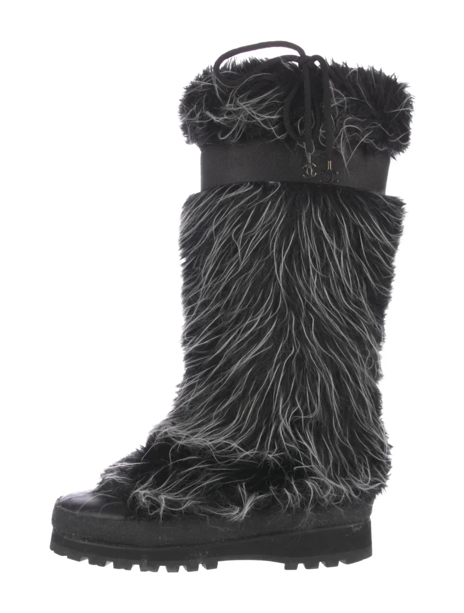 CHANEL Faux Fur Boots for Women for sale | eBay