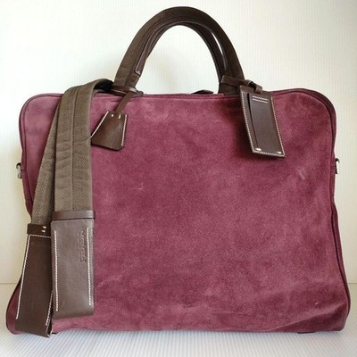 バッグ 2000s PRADA suede leather shoulder bag Prada Suede Shoulder Bag | Saks Fifth Avenue