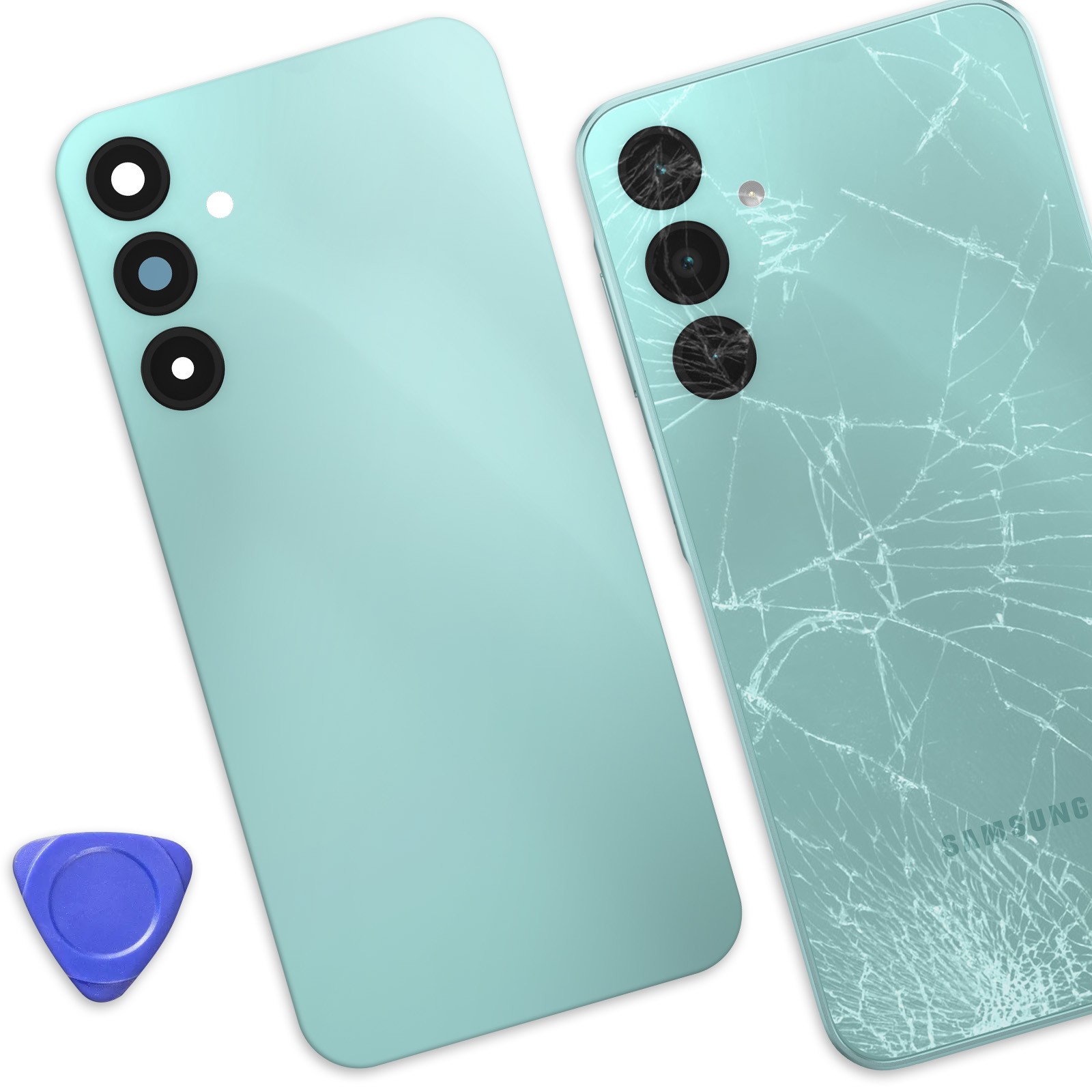 Face arriere Galaxy A16 cache batterie de remplacement avec adhesif de pose