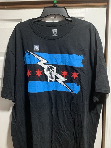 2023 CM Punk WWE Black SZ 2XL shirt DOUBLE SIDED wrestling tee official merch - Picture 2 of 6