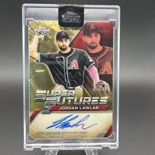 2025 Topps Chrome Black Jordan Lawlar 1/1 superfractor auto one of one!