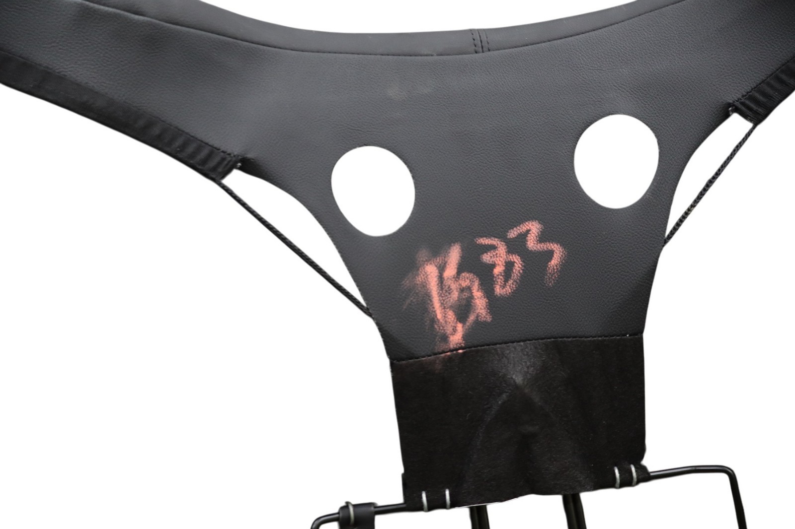 14-17 Maserati Ghibli S Rear Bottom Lower Seat Bench Cushion Cover Black Oem