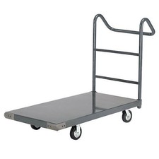 Platform Truck w/Steel Deck 5" Rubber Casters with Ergo Handle 72 x 36 1400 Lb.