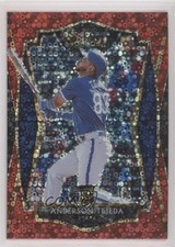 2021 Panini Select Premier Red Disco Prizm Anderson Tejeda #163 1b8