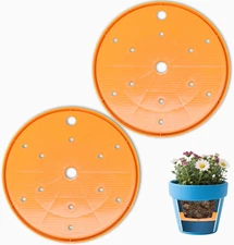 2-Pack 10-Inch Round Planter Insert,Planter Inserts for Large Pots with Drainage
