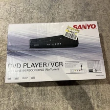 Sanyo DVD VCR Combo Player w/In-Line Recording FWDV225F BRAND NEW