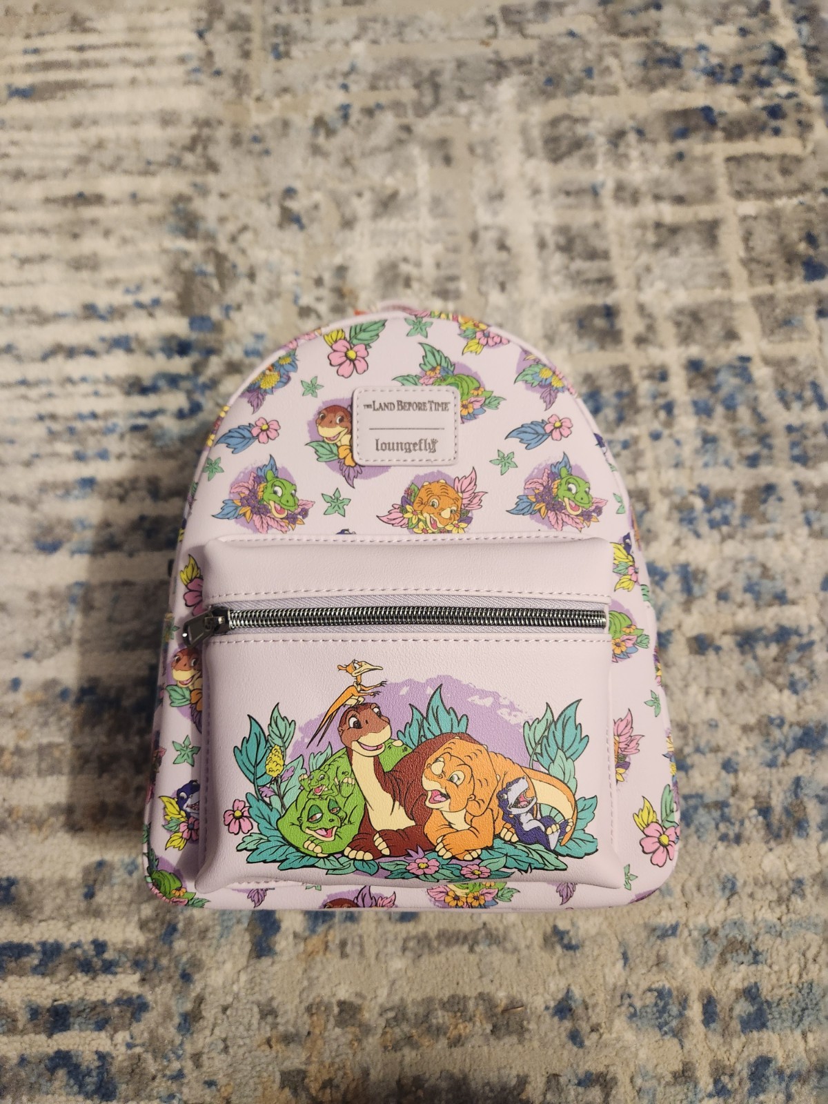 Loungefly The Land Before Time Dinosaurs Floral Mini Backpack