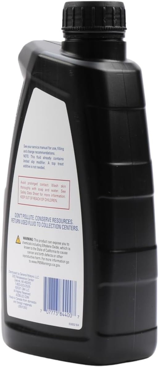 ACDelco GM Original Equipment 10-4034 (88862624) Dexron LS 75W-90 Gear Oil-32OZ