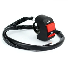 Red button Kill Bar ON/OFF Switch Engine For 7/8" Handlebar ATV Bike Scooter