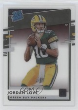 2020 Panini Chronicles Clearly Donruss Rated Rookie Jordan Love #RR-JL 16wc