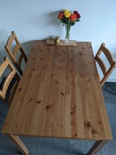dining table and chairs