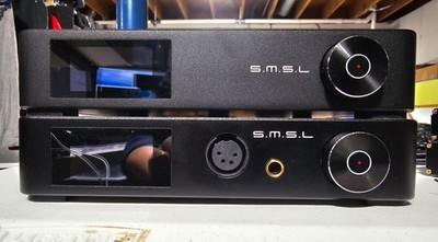 SMSL M400 SP400 DAC PreAmp Headphone Amplifier COMBO DECK w/ Box & Acc, READ!!