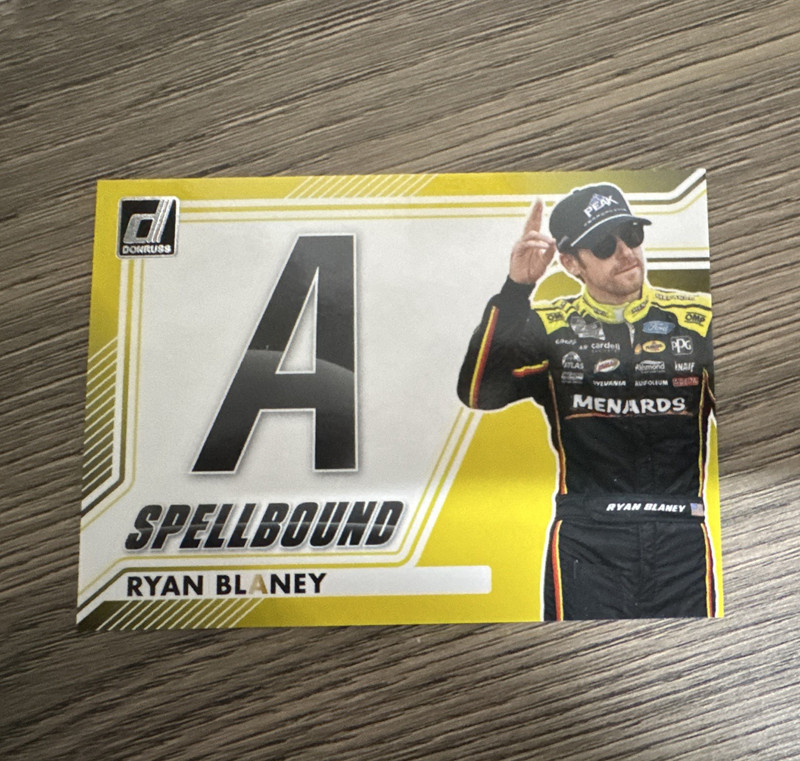 Panini 2026 Donruss Racing Ryan Blaney Spellbound A Insert #7 Team Penske