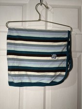 Kickee Pants Bamboo Blue Stripe Toddler Blanket viscose bamboo