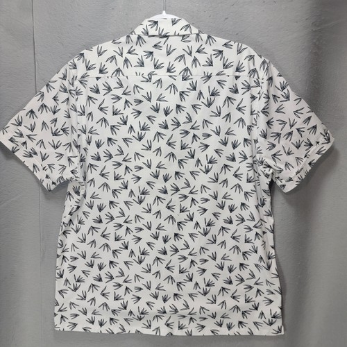 Camicia Stone Rose uomo XL colletto bottoni bianca hi tech dresswear ufficio hawaiano - Foto 2 di 16