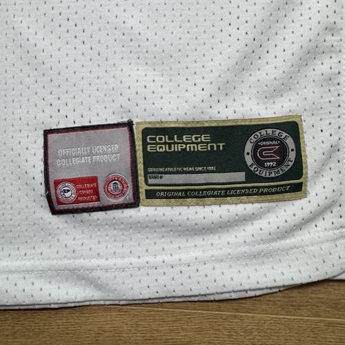 VTG USF Bulls #12 Chucky Atkins Colosseum Athletics Sewn-on White Jersey Sz XXL - Picture 5 of 9
