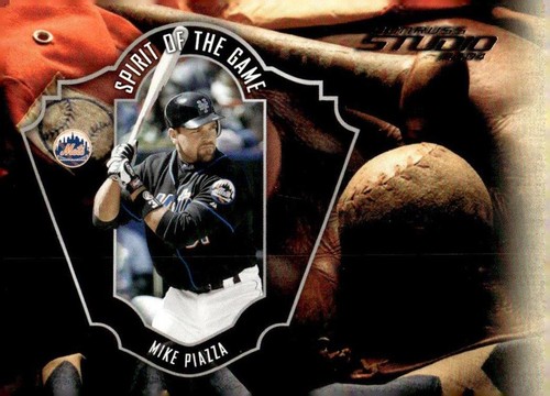 2004 Donruss Studio #SOG-16 Mike Piazza Spirit of the Game #/999