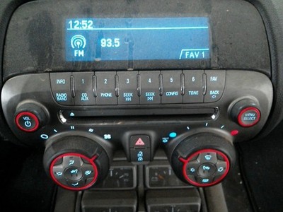 Audio Equipment Radio Control Panel AM-FM-XM-CD-MP3 Fits 10-12 CAMARO 104959150