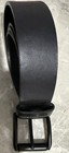 LC Waikiki Black Belt Size 105 Black Rectangular Buckle Adjustable Jeans Trouser