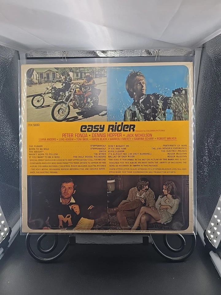 Original Easy Rider Soundtrack 1969 Original LP Dunhill Records DSX 50063 VG/VG+ - Image 2 of 4