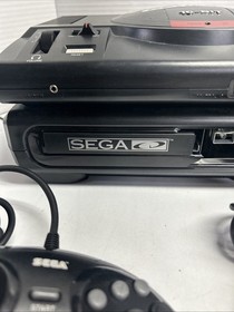 Sega CD Model 1 MK-1690 Console & Sega Genesis HD Mk-1601 SET UN-TESTED Damaged