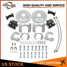 For Ford 9 Inch Old Style Rearend Bolt-on Universal Kit Rear Disc Brake Kit New For Ford 9 Inch Old Style Rearend Bolt-on Universal Kit Rear Disc Brake Kit New