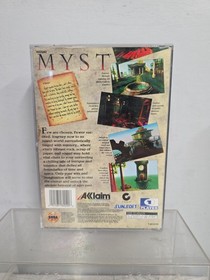 Myst (Sega Saturn, 1995) CIB Complete in Box w Manual + Reg Card + Foam