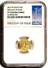 Ultra  Cameo 2015-W American Liberty High Relief - 1/10 oz. Gold -  NCG  PR70