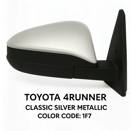 NEW SILVER mirror fits 2014-2023 Toyota 4Runner Passenger Right Side Heated