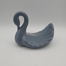 Ceramic Hand Towel Washcloth Holder by Andre Richard Vintage Slate Blue