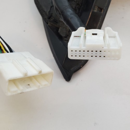 13-15 Infiniti QX60 JX35 Side Mirror Rear View + Camera Right Passenger White - Picture 15 of 18