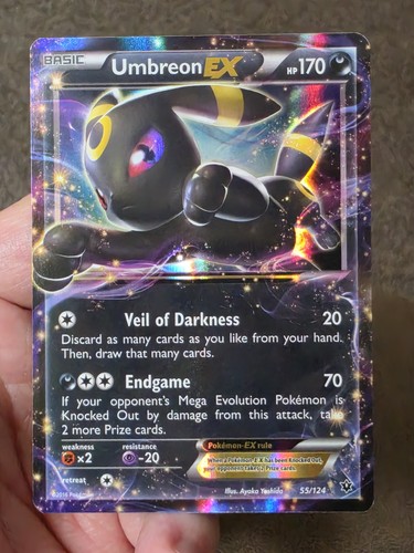 Umbreon EX Holo Ultra Rare XY - Fates Collide 55/124 LP