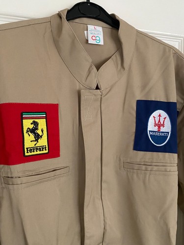 Vintage 90s Ferrari Maserati Service Department overalls rare Brand New - Picture 4 of 11