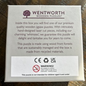 Wentworth Wooden Mini Jigsaw Puzzle: 80 Pce. &lsquo;Space Flare&rsquo;. Tricky!