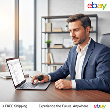 2.4GHz Wireless Finger Mouse Handheld Ergonomic Trackball USB for Laptop PC