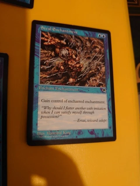 Steal Enchantment. Enchant  Tempest. Old Vintage. Magic the Gathering Card - Image 4 of 4